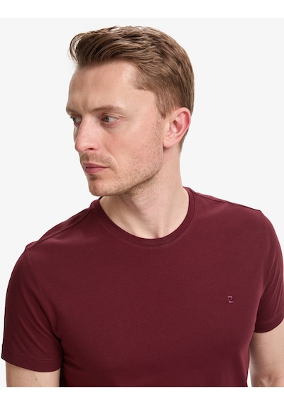 Pierre Cardin Erkek Bordo Tişört Basic 50325307-vr014