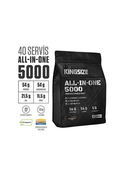 Kingsize Nutrition All In One 5000 Gr - Çikolata çikolata