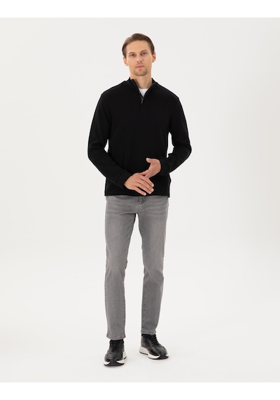 Pierre Cardin Erkek Siyah Sweatshirt 50296505-vr046 Siyah