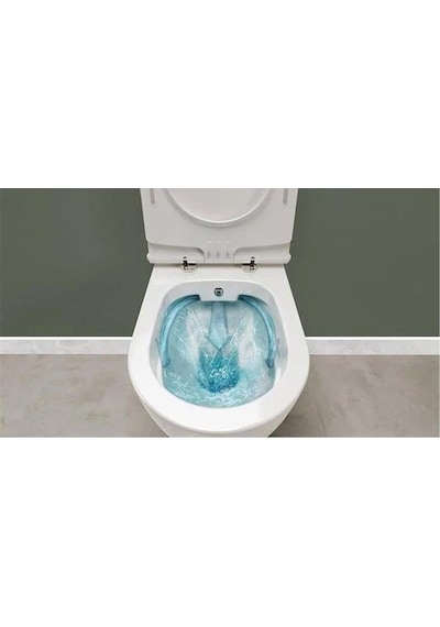 Serel Basic Kanalsız 52 Cm Klozet+serel Gediz Durolast Klozet Kapağı