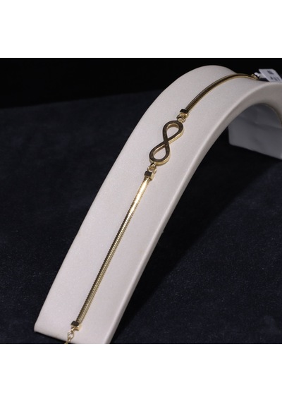 Safir Altın Bileklik 14k 3,75 G Sarı Altın