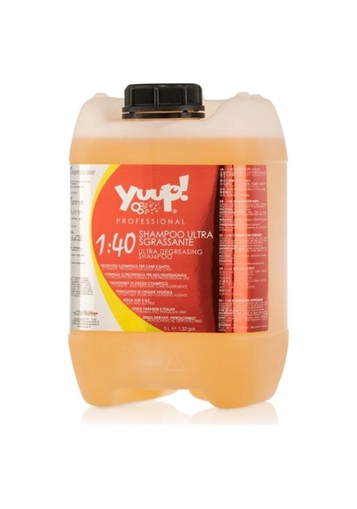 Yuup Profesyonel 1:40 Ultra Yağ Arındırma Şampuanı 5 L - Kedi Ve Köpek İçin Süper Konsantre Seri