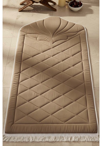 Vizon Kapitone Dolgulu Lüks Seccade 65x115 Cm