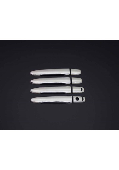 Omsa Citroen C-crosser Krom Kapı Kolu 8 Parça Tek Delikli Çift Sensörlü 2007-2012 Arası