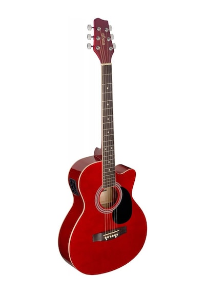 Stagg Elektro Akustik Gitar SA20ACE-RED