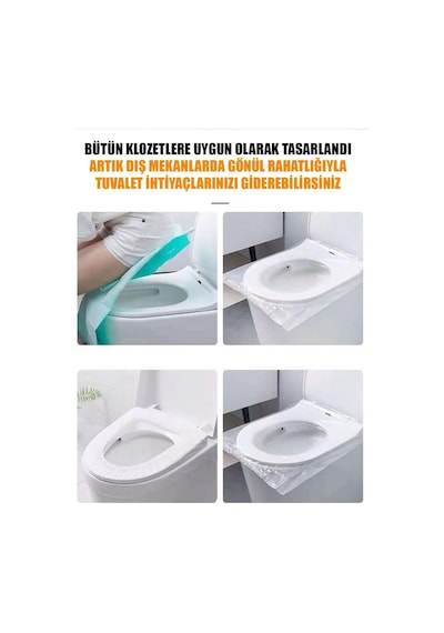 Yıldızhane Şeffaf Klozet Kapak Kılıfı Naylon Klozet Kapak Örtüsü 50 Adet Tyck5bl0cn172614563068320 Diğer