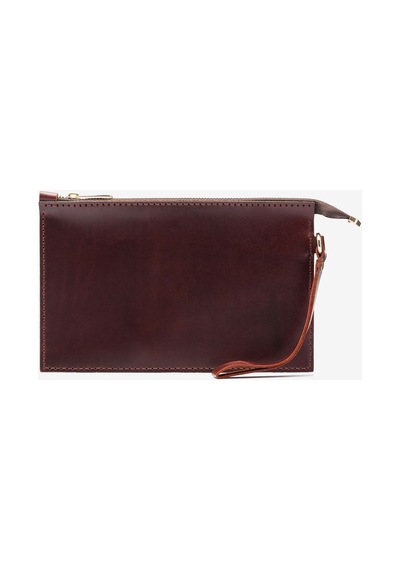Elegance Leather El Yapımı Hakiki Deri Kadın Portföy Çanta Kahverengi - 650971625 kahverengi