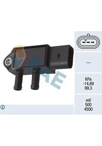 Audi A3 Egzoz Basinc Sensoru 1.6 Tdi 2013-2017 Fae 16143