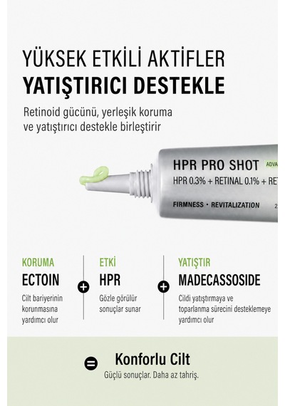 Hpr Pro Shot 20 Ml Hpr %0.3 + Retinal %0.1 + Retinol %0.05 Çoklu Retinoid Serum