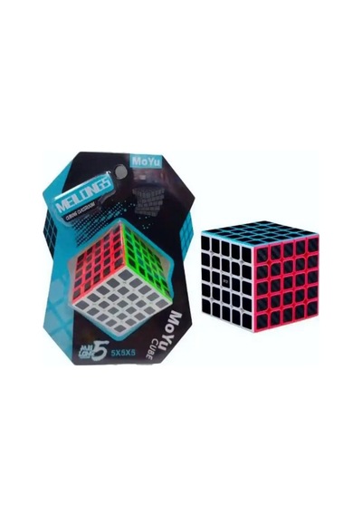 Moyu Meilong 5x5x5 Karbon Rubik Küp Profesyonel Zeka Küpü Speed Cube Bulmaca Oyunu 6x6x6 Cm
