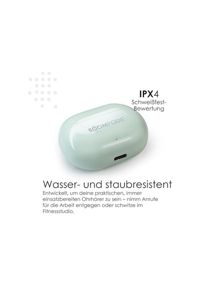 Echobuds Mikrofonlu Gerçek Kablosuz Kulaklık, Geri Dönüştürülmüş Plastikten Bluetooth Kulaklıklar, Mikrofonlu Genel