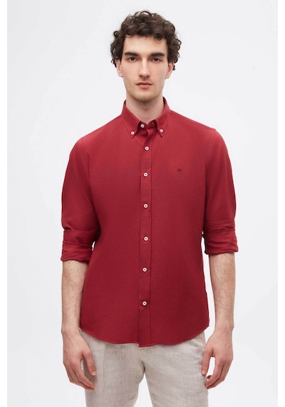 D'S Damat Ds Damat Slim Fit Bordo Oxford Düğmeli Yaka Kolay Ütülenebilir Nakış Detaylı Pamuklu Gömlek 4HC02ORT03265 Bordo D'S Damat Ds Damat Slim Fit Bordo Oxford Düğmeli Yaka Kolay Ütülenebilir Nakış Detaylı Pamuklu Gömlek 4HC02ORT03265 Bordo