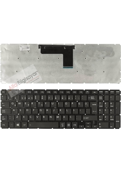 Alfabilgisayar Toshiba Uyumlu Satellite L50-B-1X8 Psktae Klavye Siyah Renk Tuş Takımı Q