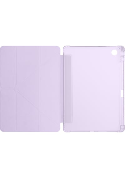 Samsung Galaxy Uyumlu Tab A11 8.7inç X130 Kılıf Kalem Bölmeli Trifolding Case X133 X135 135f Kılıf