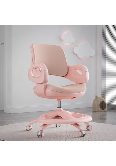 Olinda Ergonomik Çocuk Çalışma Koltuğu Pembe