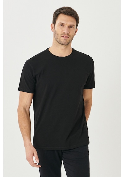 AC&Co / Altınyıldız Classics Erkek Sıyah 360 Derece Her Yöne Esneyen Slim Fit Bisiklet Yaka Tişört SIYAH AC&Co / Altınyıldız Classics Erkek Sıyah 360 Derece Her Yöne Esneyen Slim Fit Bisiklet Yaka Tişört SIYAH