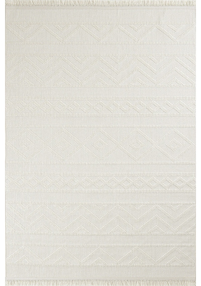 Venti 191459 Krem - Bohem Stil Sevenlere Krem Halı Çok Renkli