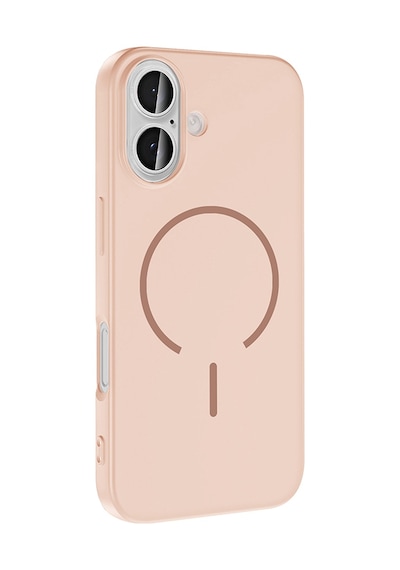 Apple Uyumlu iPhone 16 Kılıf M-safe Şarj Özellikli Zore Meta Kapak Lacivert