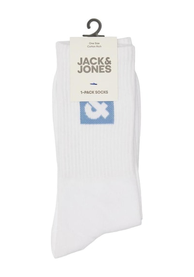 Jack & Jones Jacli Logo Tennis Sock Erkek Çorap-26487 - Açık Mavi