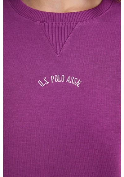 U.S. Polo Assn. Kadın Menekşe Sweatshirt 50328959-vr037 Menekse