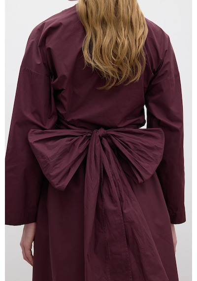 Manuka Kimono Tarz Premıum Gömlek Bordo Bordo