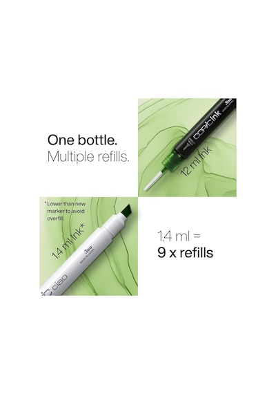Tr Ciao Marker Tip Bg - 01, Aqua Blue, Çok Yönlü Yerleşim Kalemi, Orta Genişlikte Ve Fırça Uçlu Genel