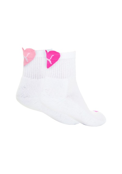 Puma Heart Kadın 2li Kısa Çorap 938555 03 Beyaz