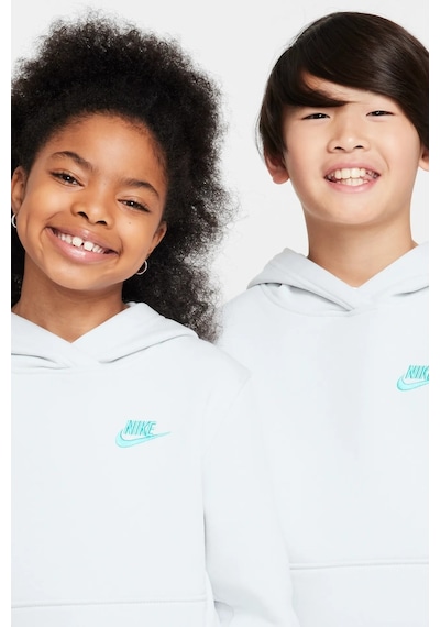Nike Kids Sportswear Club Fleece Sweatshirt Unisex Çocuk Kapüşonlu Sweatshirt Gri Gri