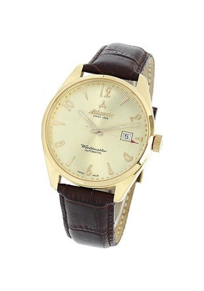 Atlantıc 51752.45.35g Erkek Kol Saati Altın