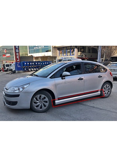 Citroen C4 Yan Marşpiyel Takımı -- Geniş Model