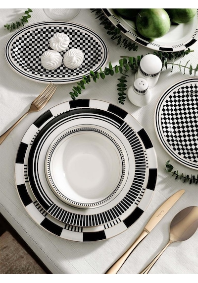 Pierre Cardin 60 Parça 12 Kişilik Yemek Takımı Pendor