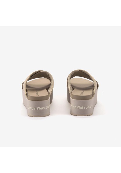 Calvin Klein Kadın Spor & Sneaker Ayakkabı Yw0yw01349 Bej