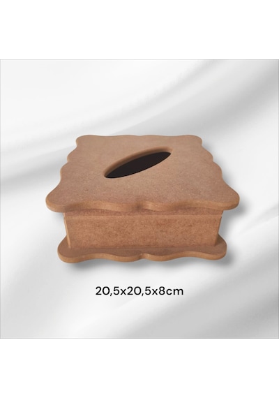 Ahşap Ham Mdf Boyanabilir Peçetelik