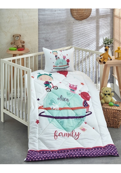 Komfort Home Ranforce Bebek Yorgan Seti Pamuk / V15