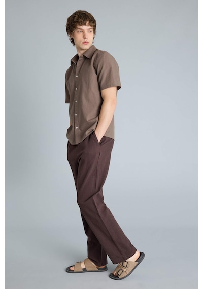 Defacto %100 Pamuk Baggy Fit Pantolon G2592ax26spbn192 Kahve-bn192