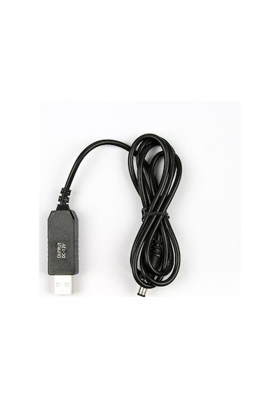 5v-12v Usb To Dc 5.5x2.5mm Kablo 12v 1a 5 Volt 12 Volt Yükseltici Superbox Adaptör Çevirici