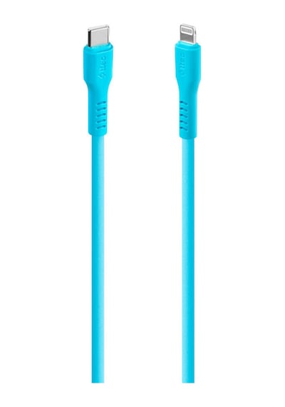 Ttec USB-C - Lightning Hızlı Şarj Kablosu 120 CM Neon Mavi