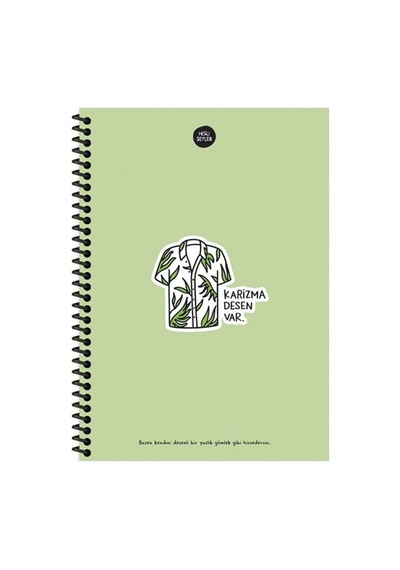 Keskin Color Hisli Şeyler 17x24 100 Yp Kareli Spiralli Sert Kapak Defter Karizma Çok Renkli