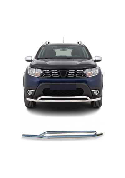 Mitsubishi L200 2019-2023 Uyumlu Araca Özel Vegas Ön Alt Koruma Krom