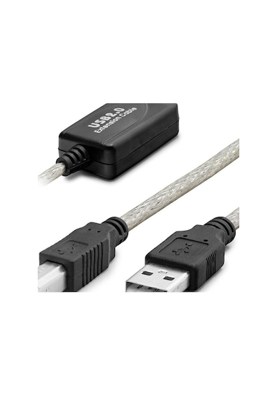 Usb Printer Kablosu 10 M - Silver Siyah Hdx7559 Evimdeyokyok