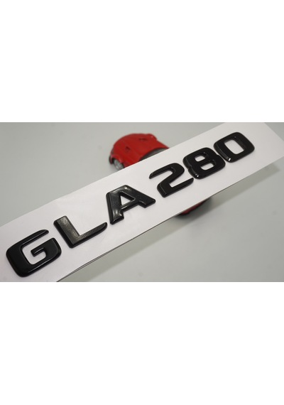 GLA 280 Bagaj Parlak Siyah ABS 3M 3D Yazı Logo