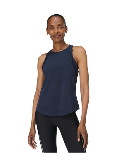Sweaty Betty Sweaty Betty Breathe Easy Mesh Run Tank Top Kadın Mavi Koşu Tank Top 1085 Lacivert