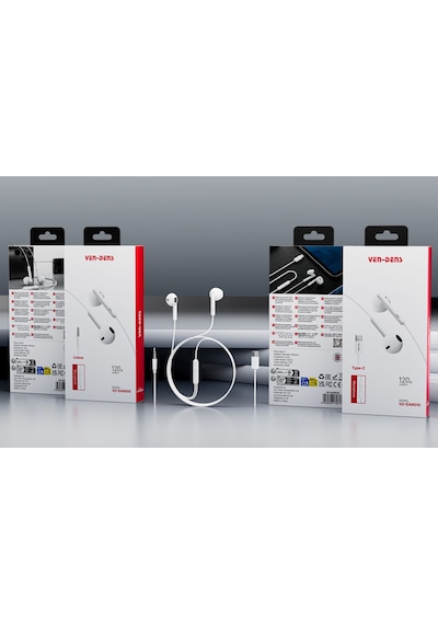 Ven-dens Vd-ear009 Premium Stereo Mikrofonlu Kulaklık - Siyah