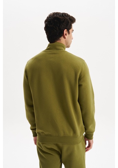 Ar-ma Erkek Örme Sweatshirt Regular Fit 3 İplik Basic Dik Yaka Tam Fermuarlı Cepli %70 Pamuk %30 Polyester K30324650702 Haki-h5 Haki Ar-ma Erkek Örme Sweatshirt Regular Fit 3 İplik Basic Dik Yaka Tam Fermuarlı Cepli %70 Pamuk %30 Polyester K30324650702 Haki-h5 Haki