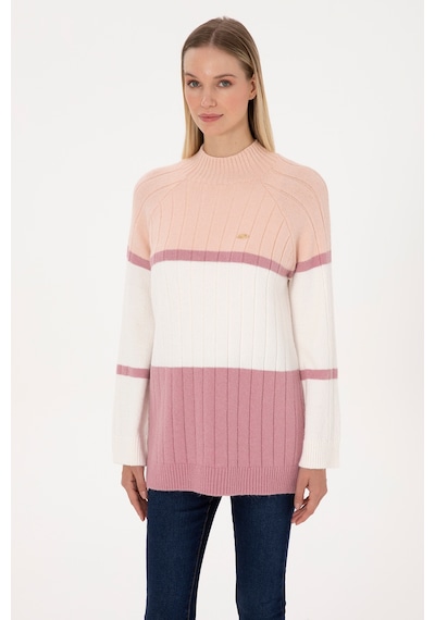U.s. Polo Assn. Kadın Pudra Kazak /triko 50314841-vr042 Pudra