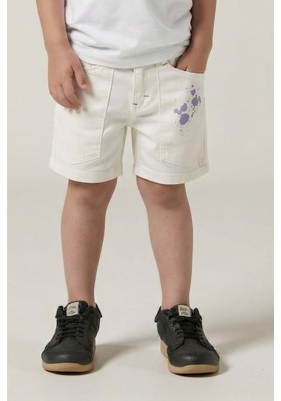 Xo Kids Erkek Çocuk Şort 1-5 Yaş 8275 Beyaz