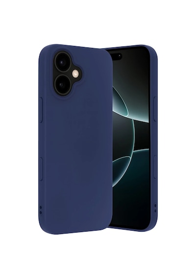 Apple İphone 17 Nano İçi Kadife Silikon - Lacivert