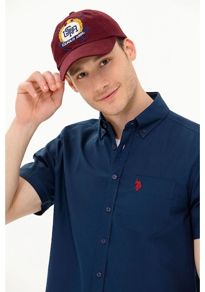 U.s. Polo Assn. Erkek Kısa Kollu Gömlek 1571442 Lacivert