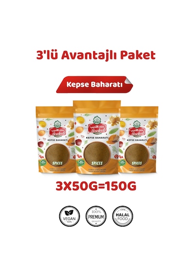 Kepse Baharatı Kabse 3 X 50 Gr 3'lü Paket