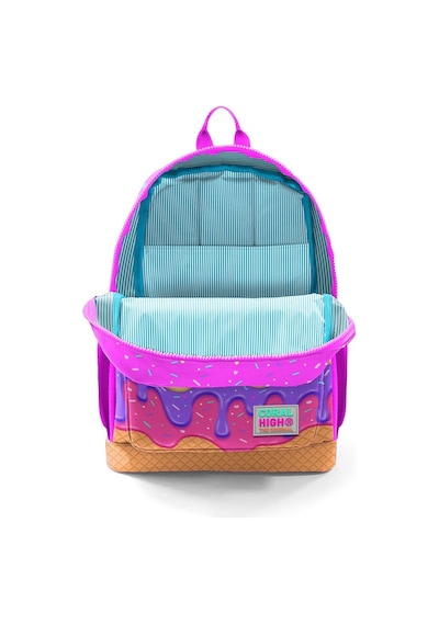 Coral High Kids Pembe Rengarenk Dondurma Desenli Okul Sırt Çantası 23731
